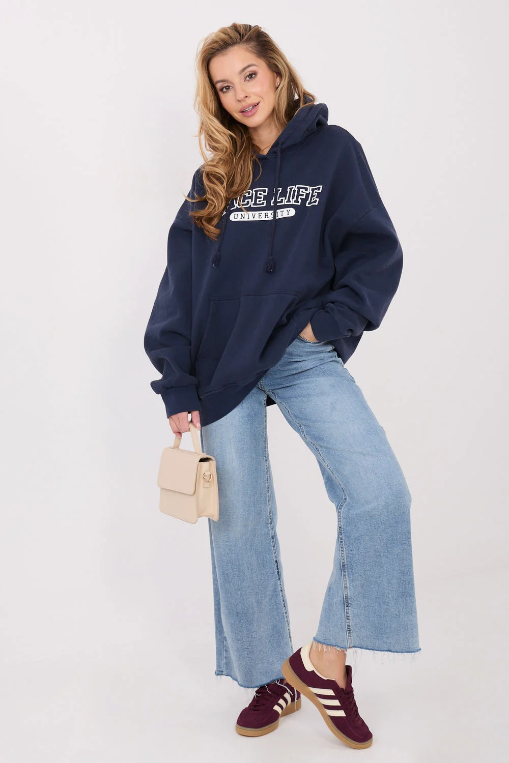 Sweatshirt bleu marine – Image 2