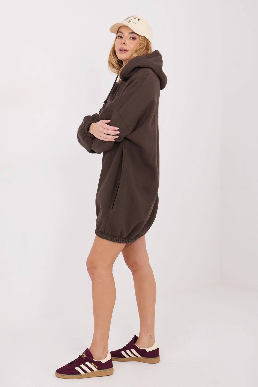 Robe de jour brune