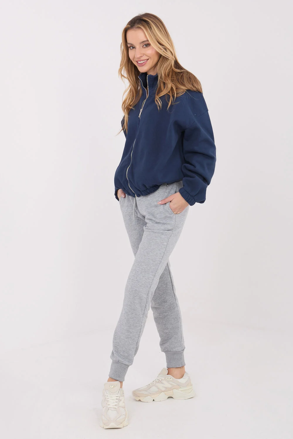 Sweatshirt bleu marine – Image 2
