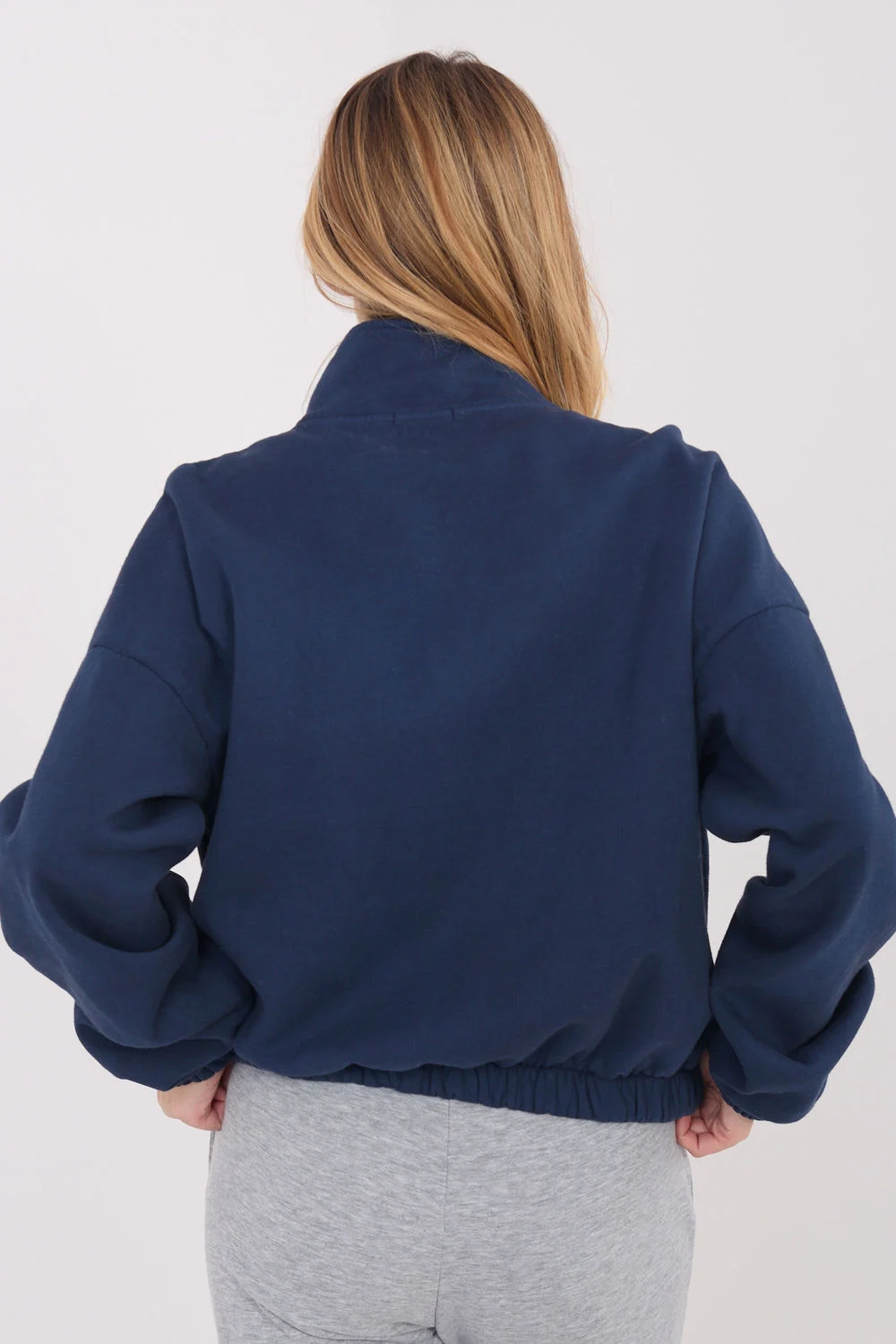 Sweatshirt bleu marine – Image 3