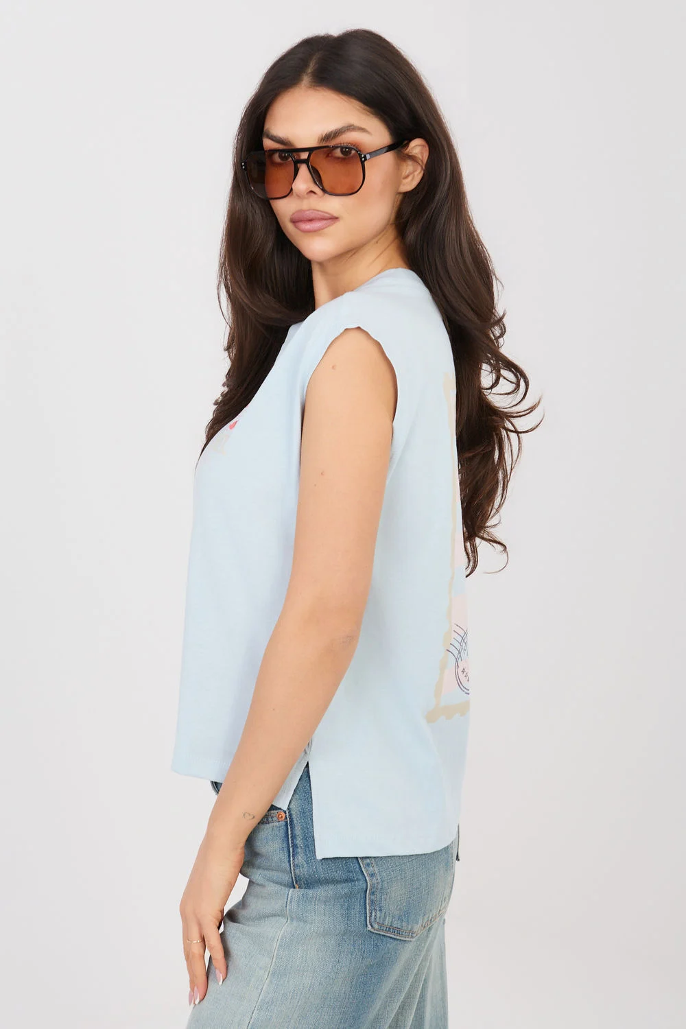 T-shirt bleu – Image 2