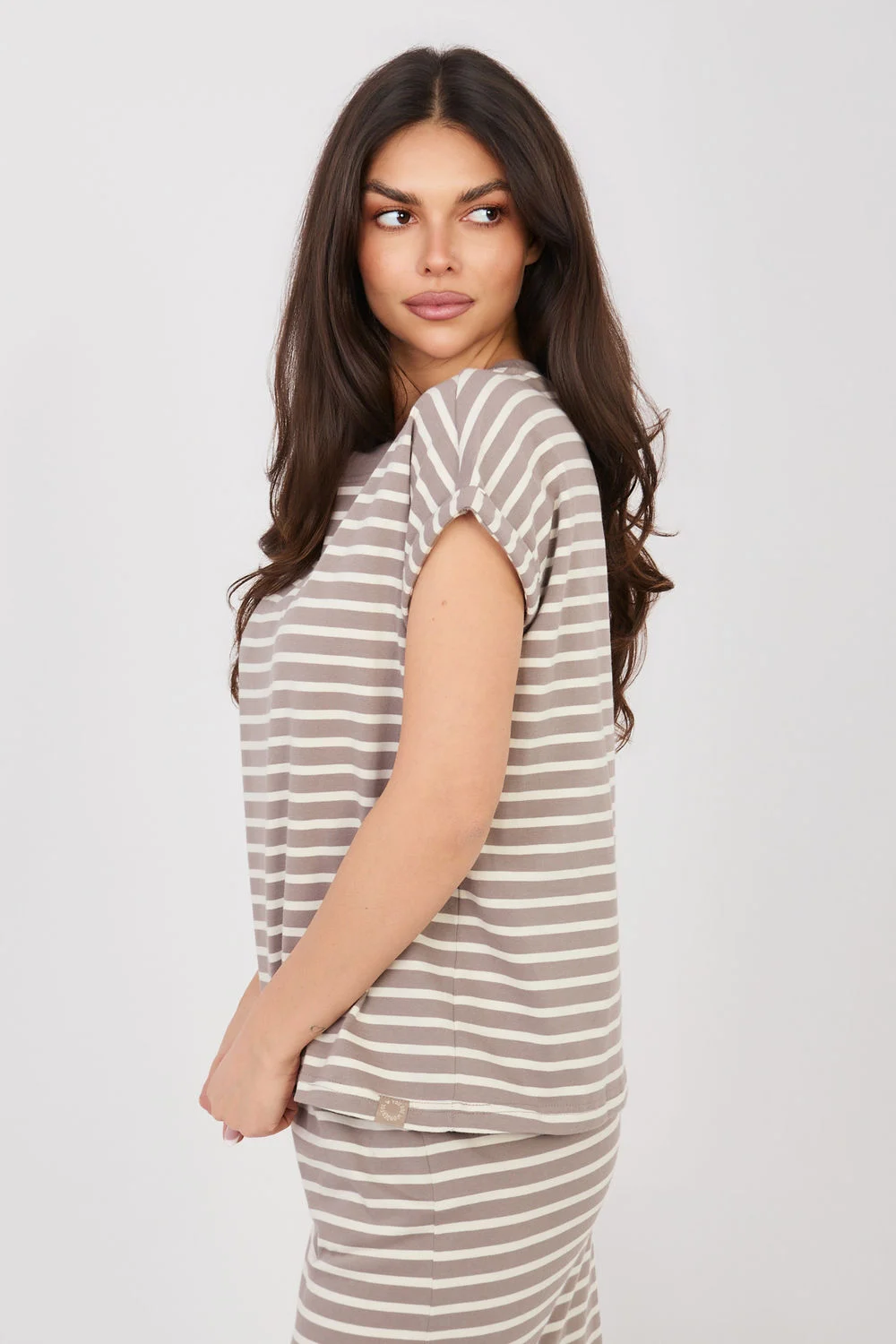 T-shirt beige – Image 2