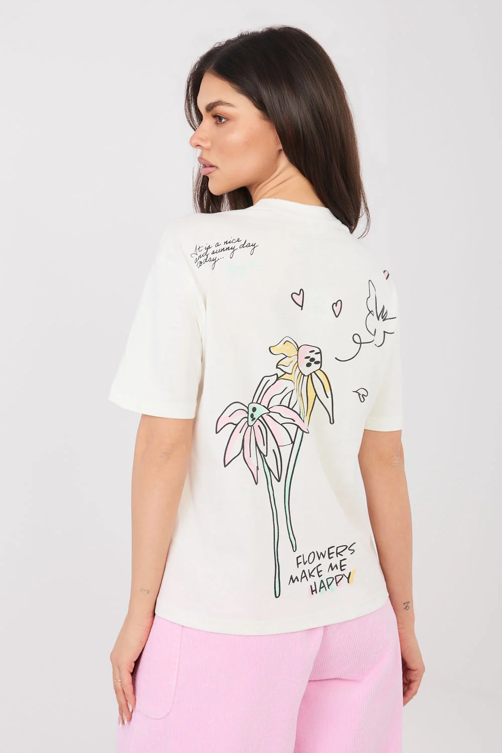 T-shirt blanc – Image 3