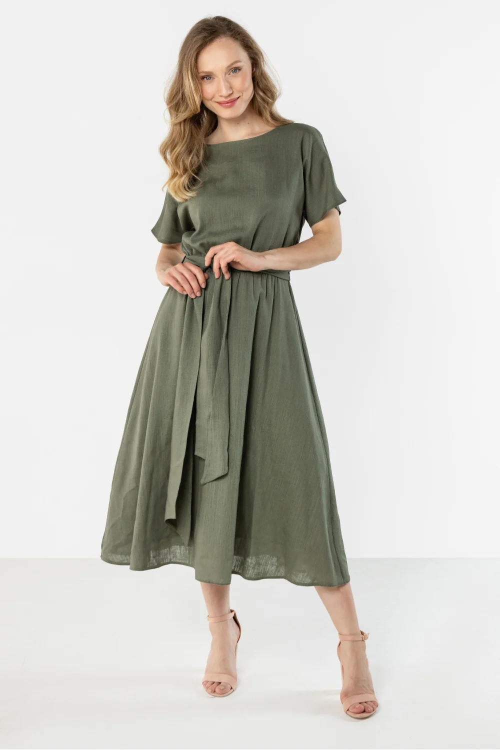 Robe de jour verte