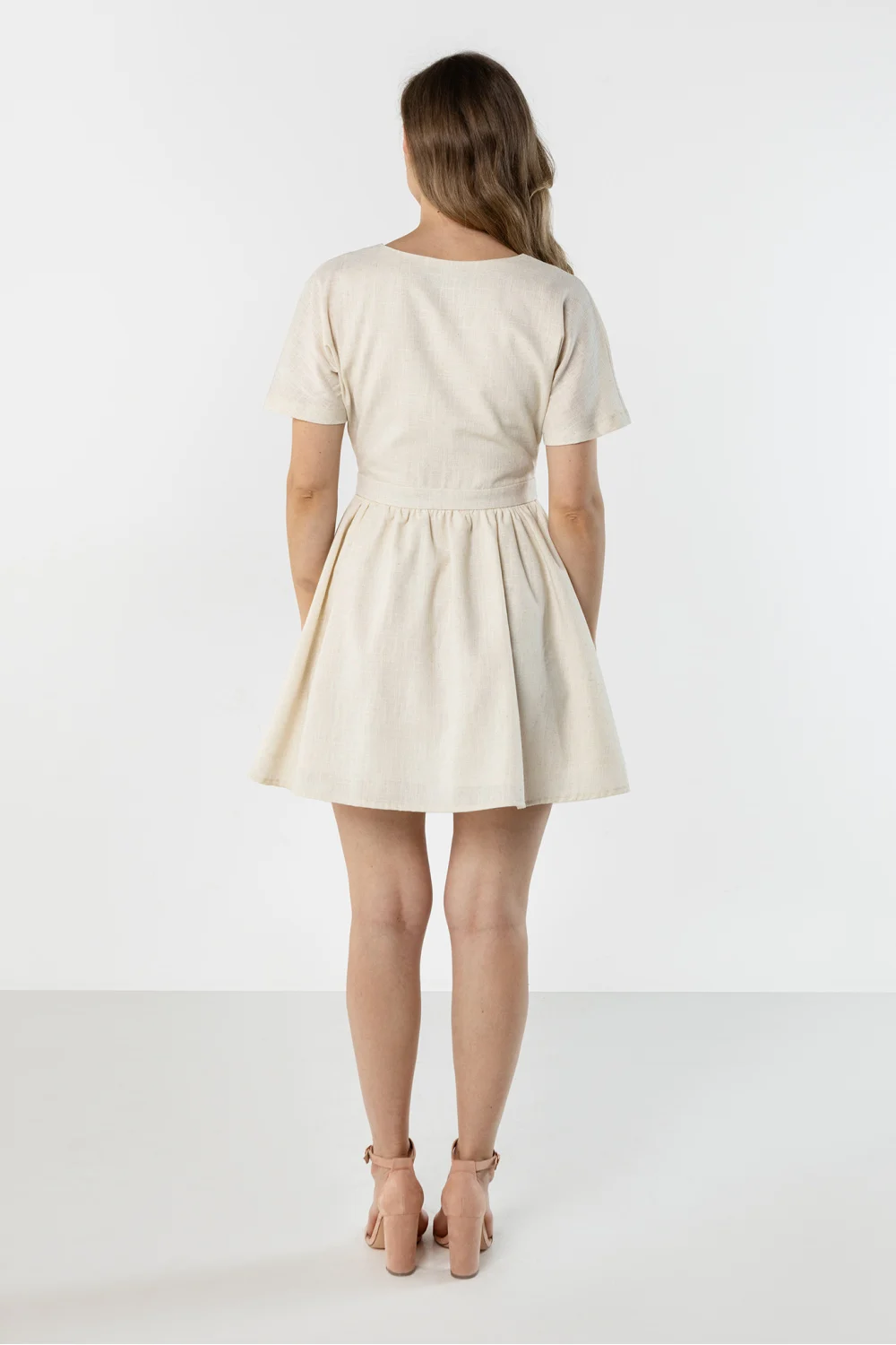 Robe de jour beige – Image 3