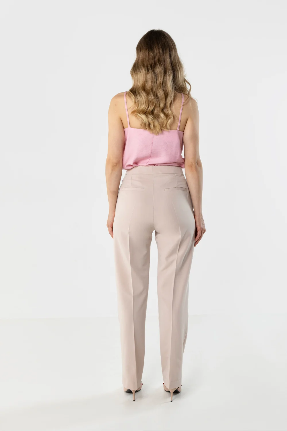 Pantalon femme beige – Image 3