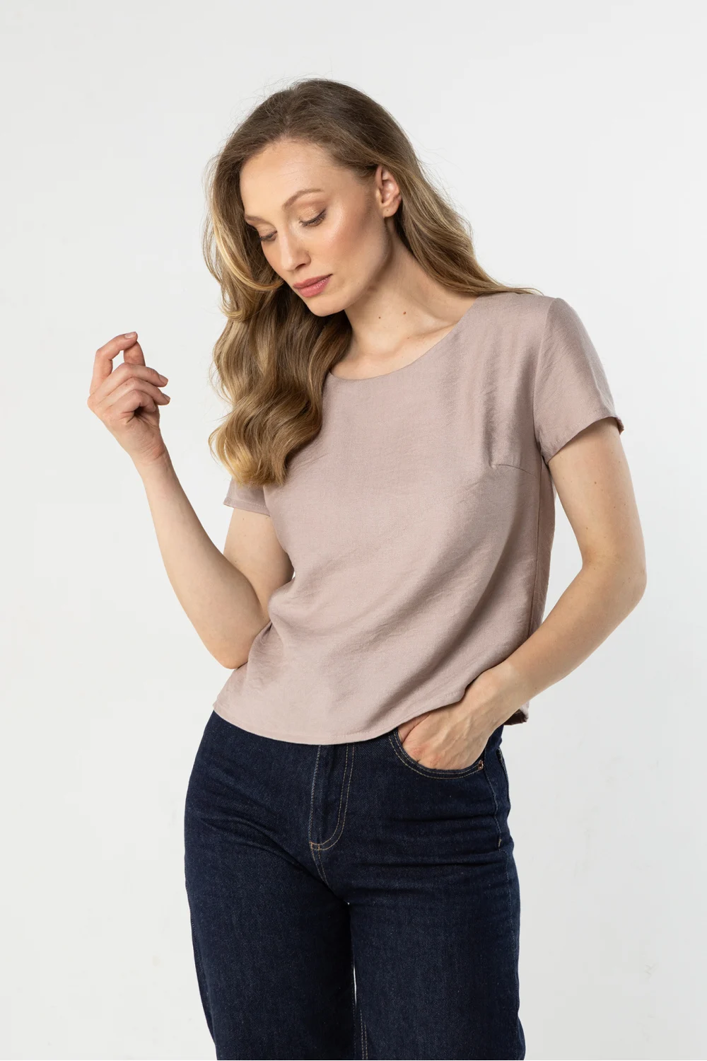 Chemisier beige – Image 2