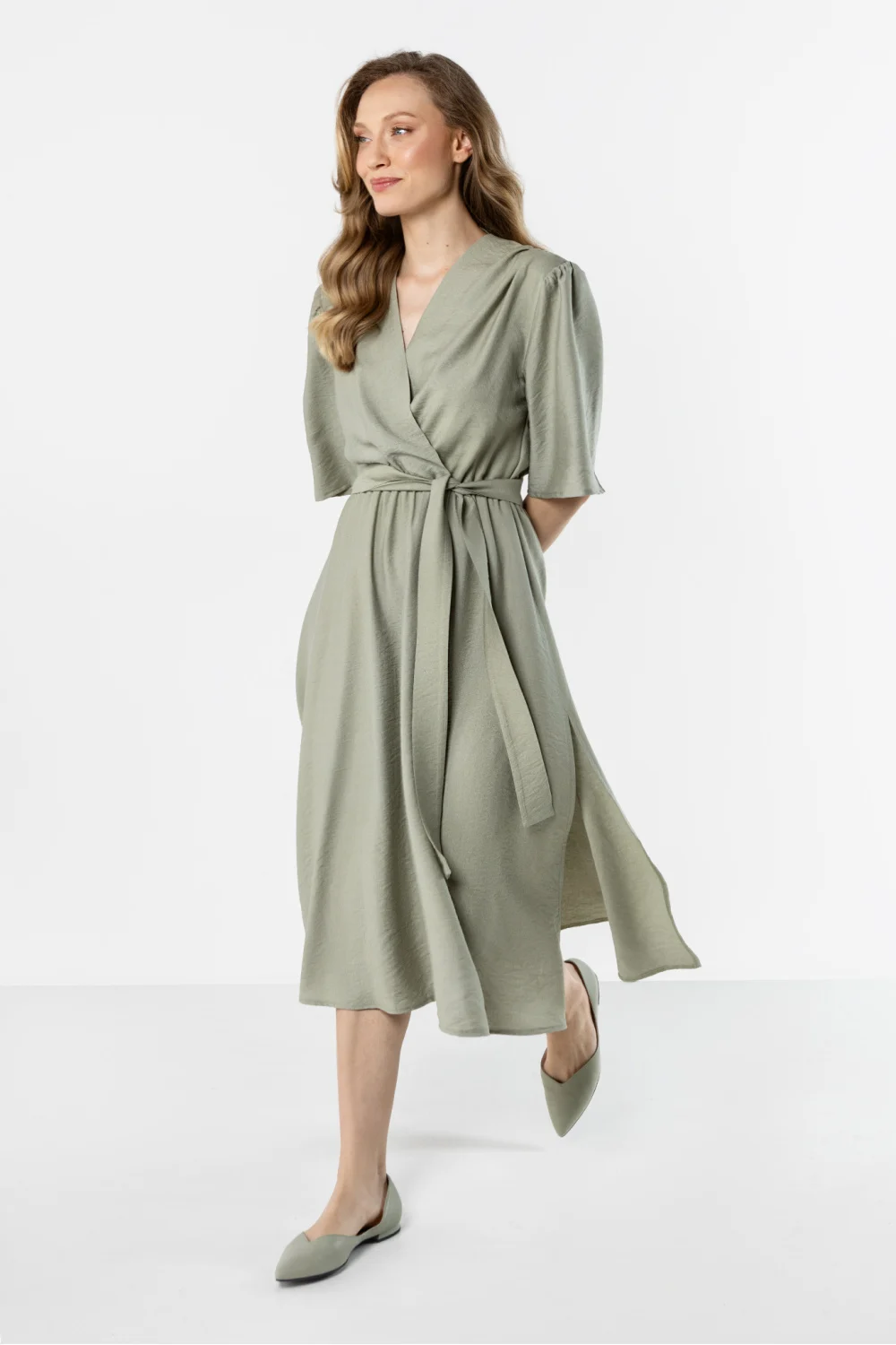Robe de jour verte – Image 3