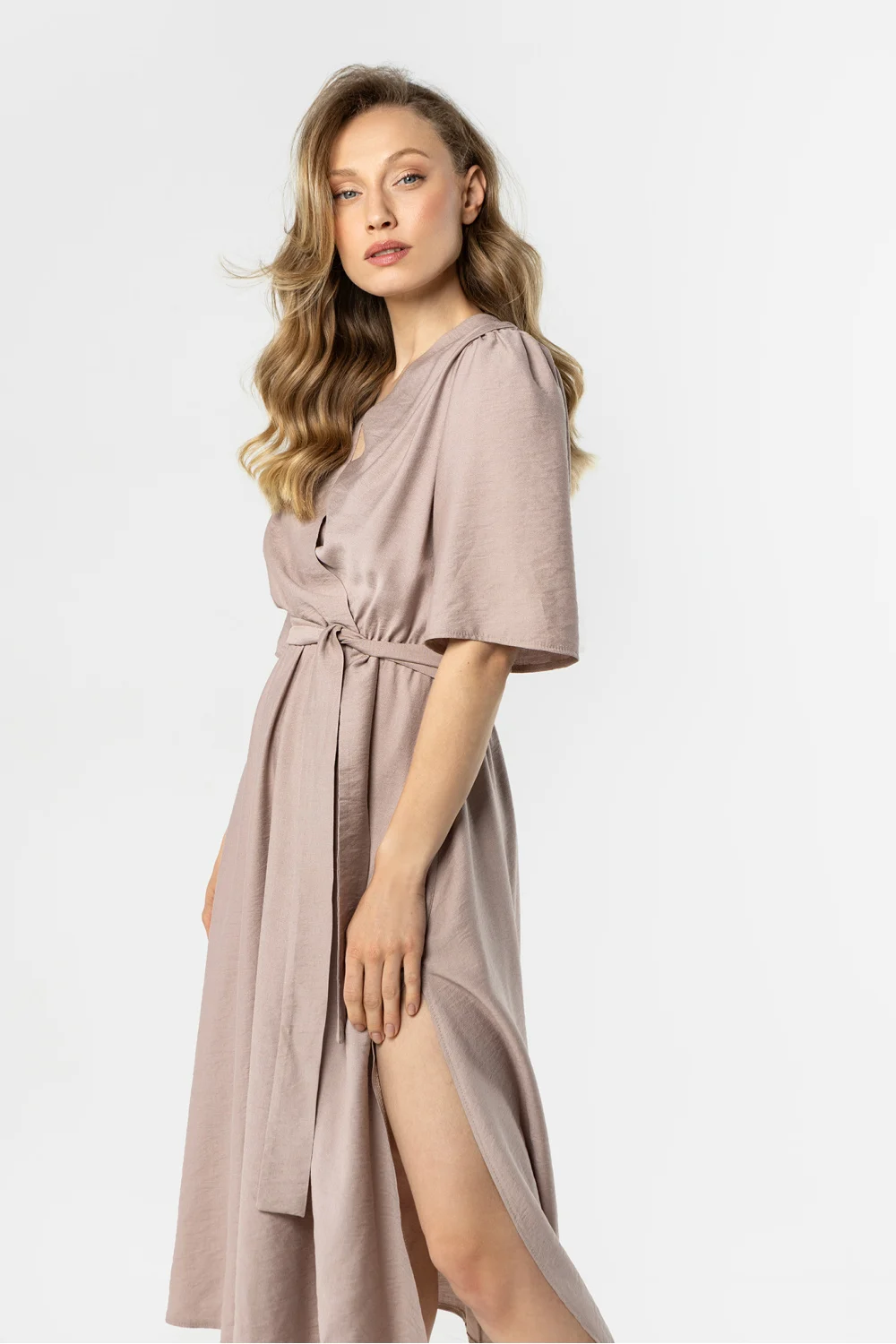 Robe de jour beige