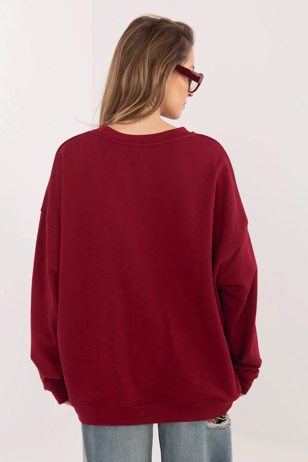 Sweatshirt rouge – Image 3