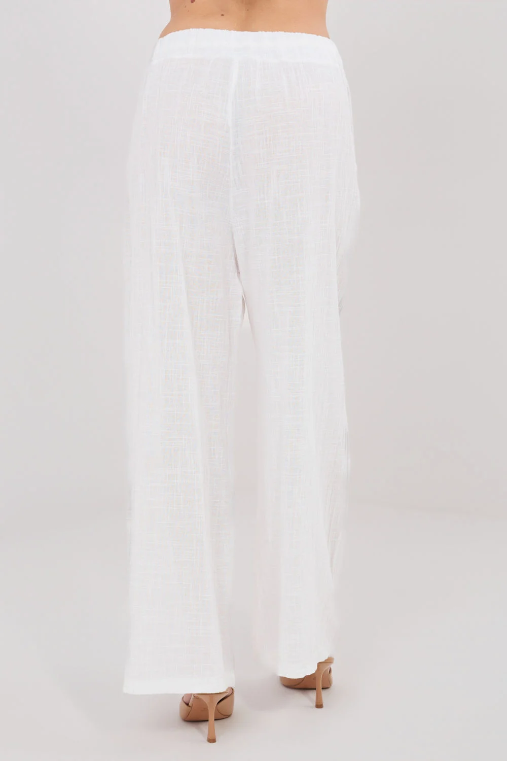 Pantalon femme beige – Image 3