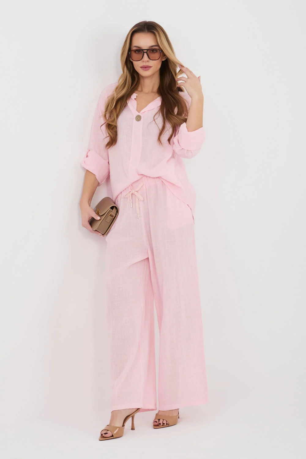 Pantalon femme rose – Image 2