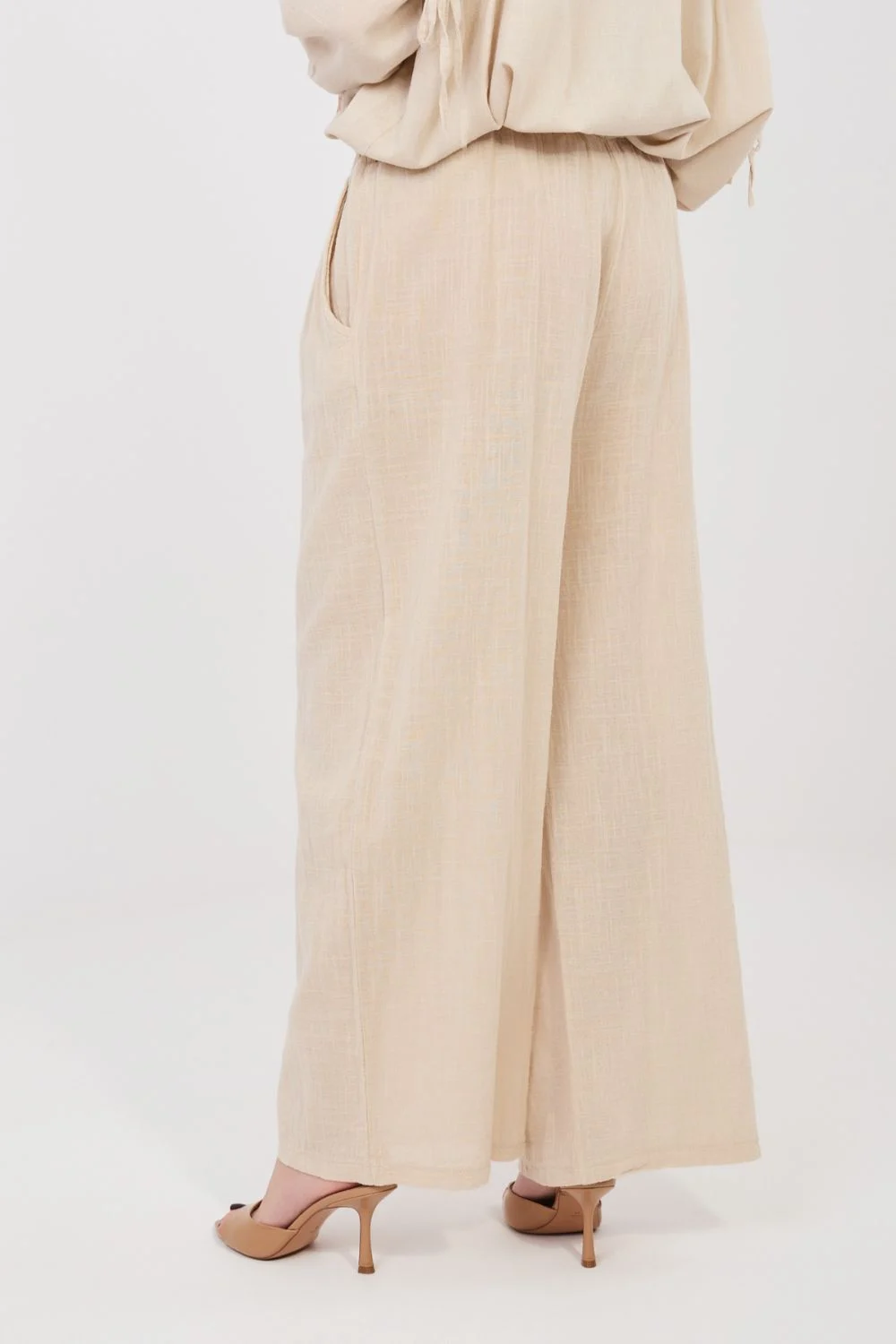 Pantalon femme beige – Image 4