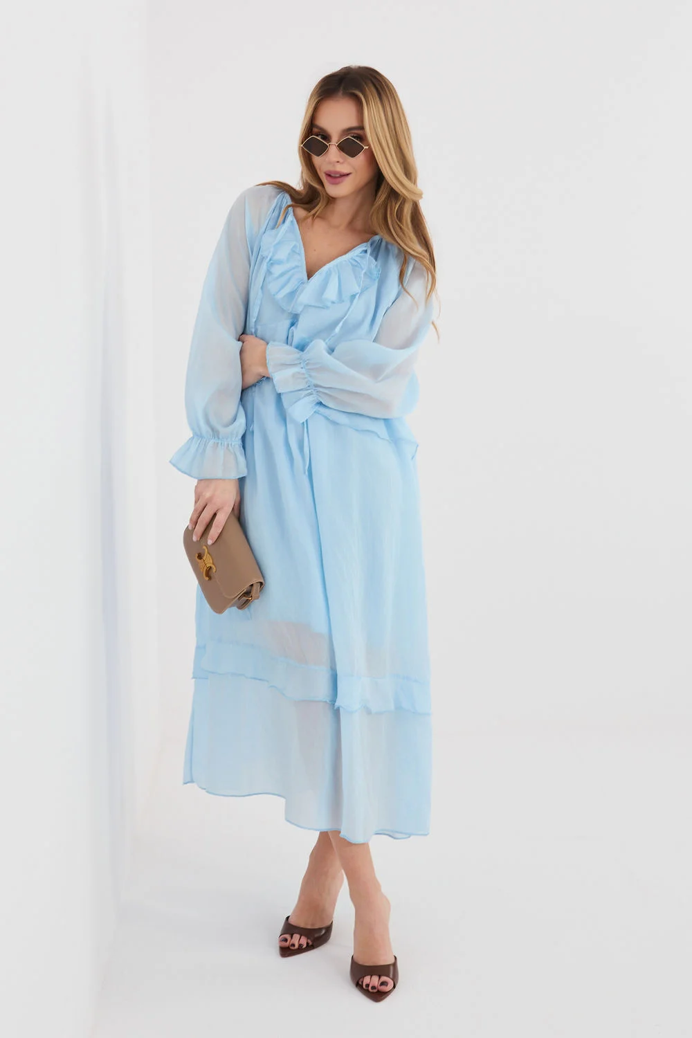 Robe de jour bleue – Image 2