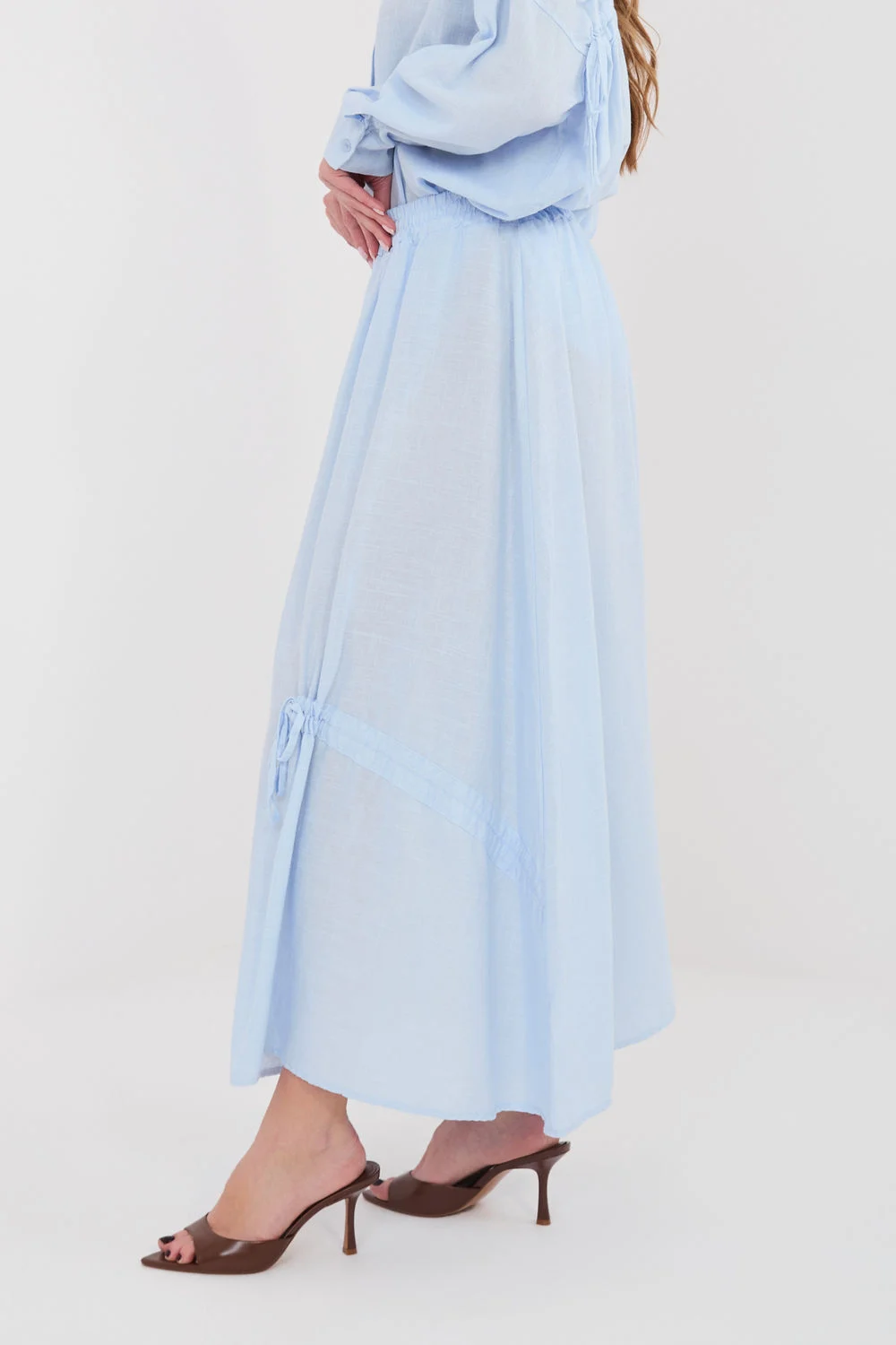 Jupe longue bleu – Image 2