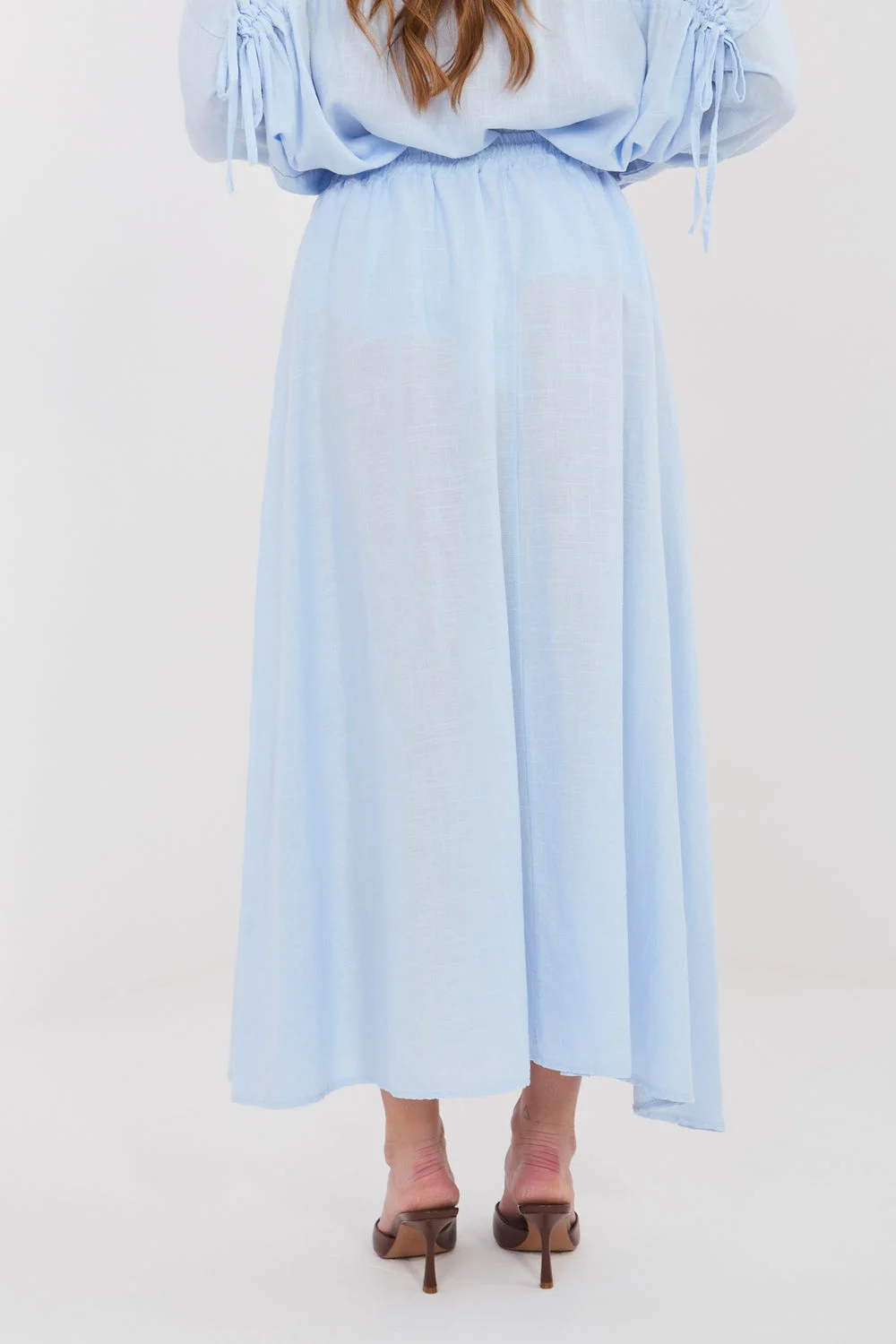 Jupe longue bleu – Image 3