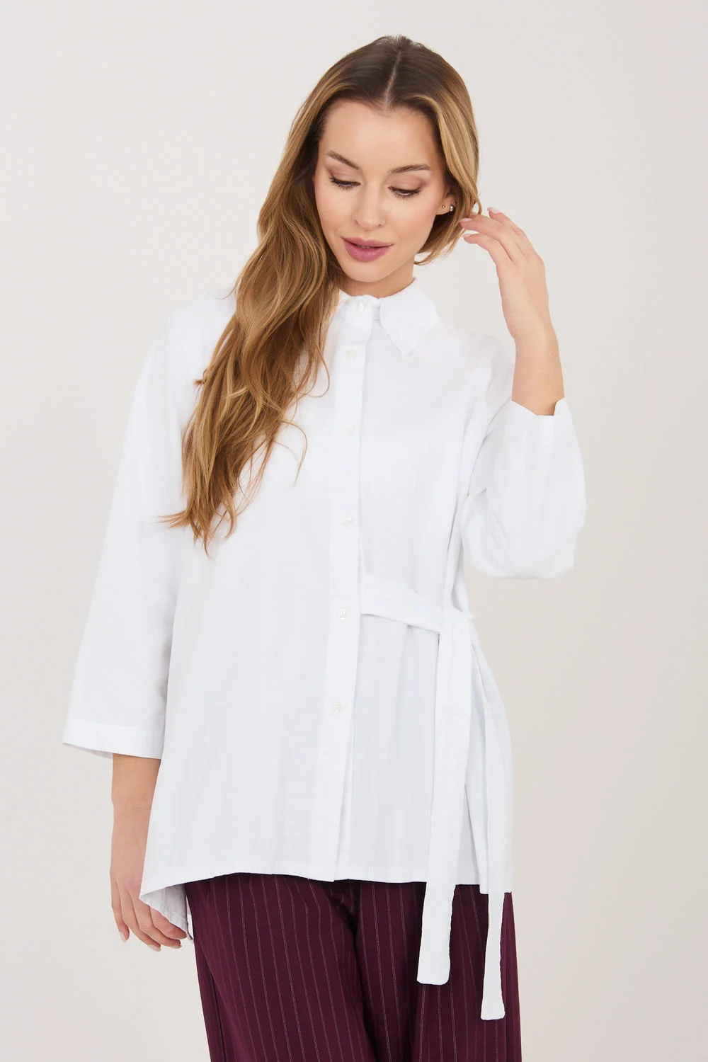 Chemise manche longue blanche