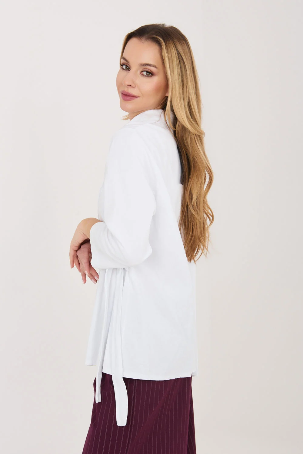 Chemise manche longue blanche – Image 3