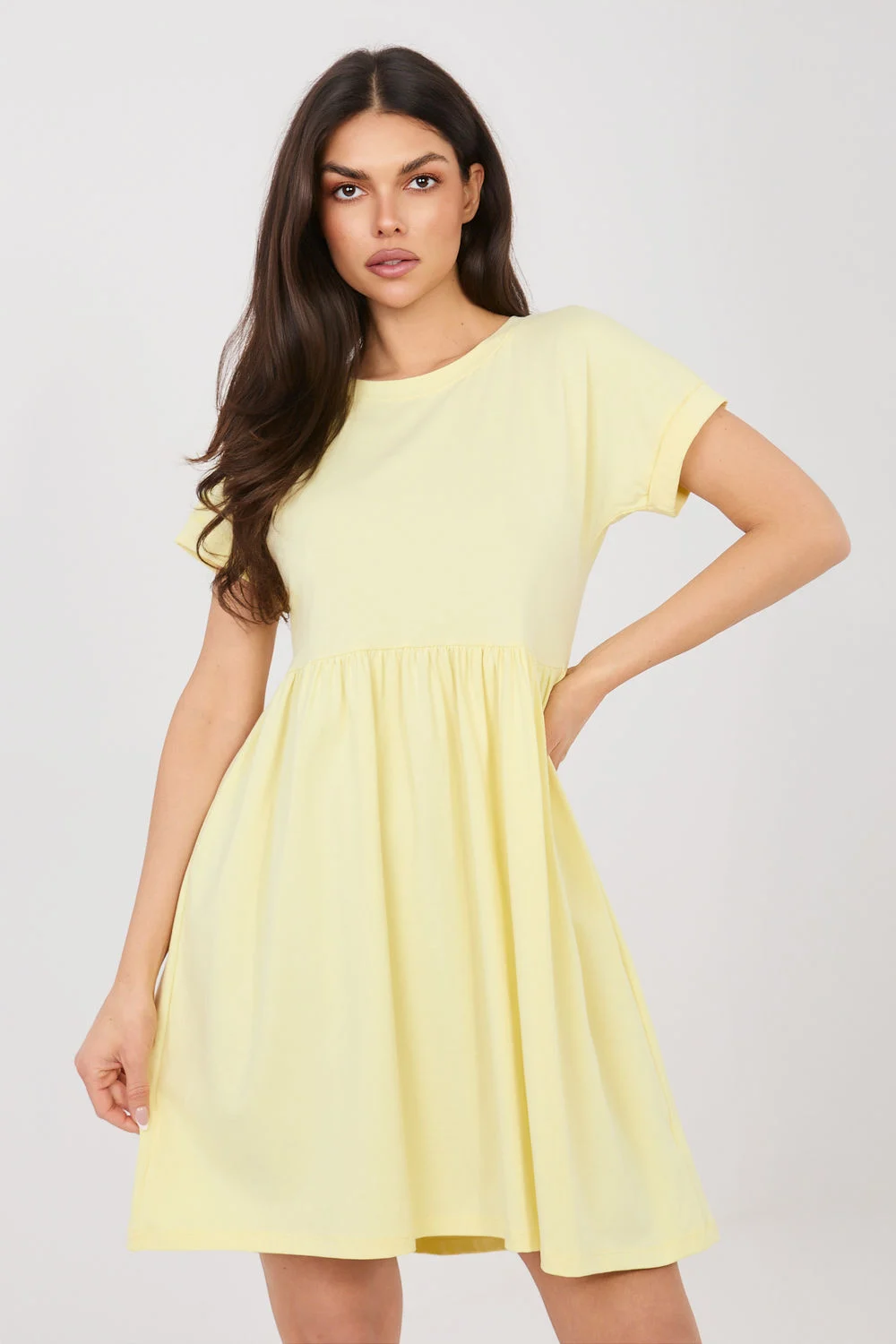Robe de jour jaune