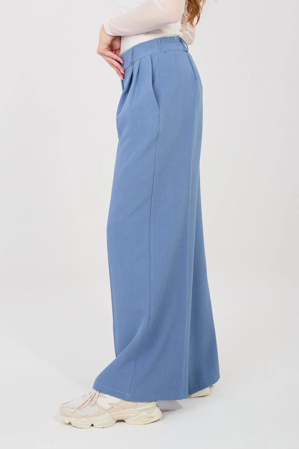 Pantalon femme bleu – Image 4