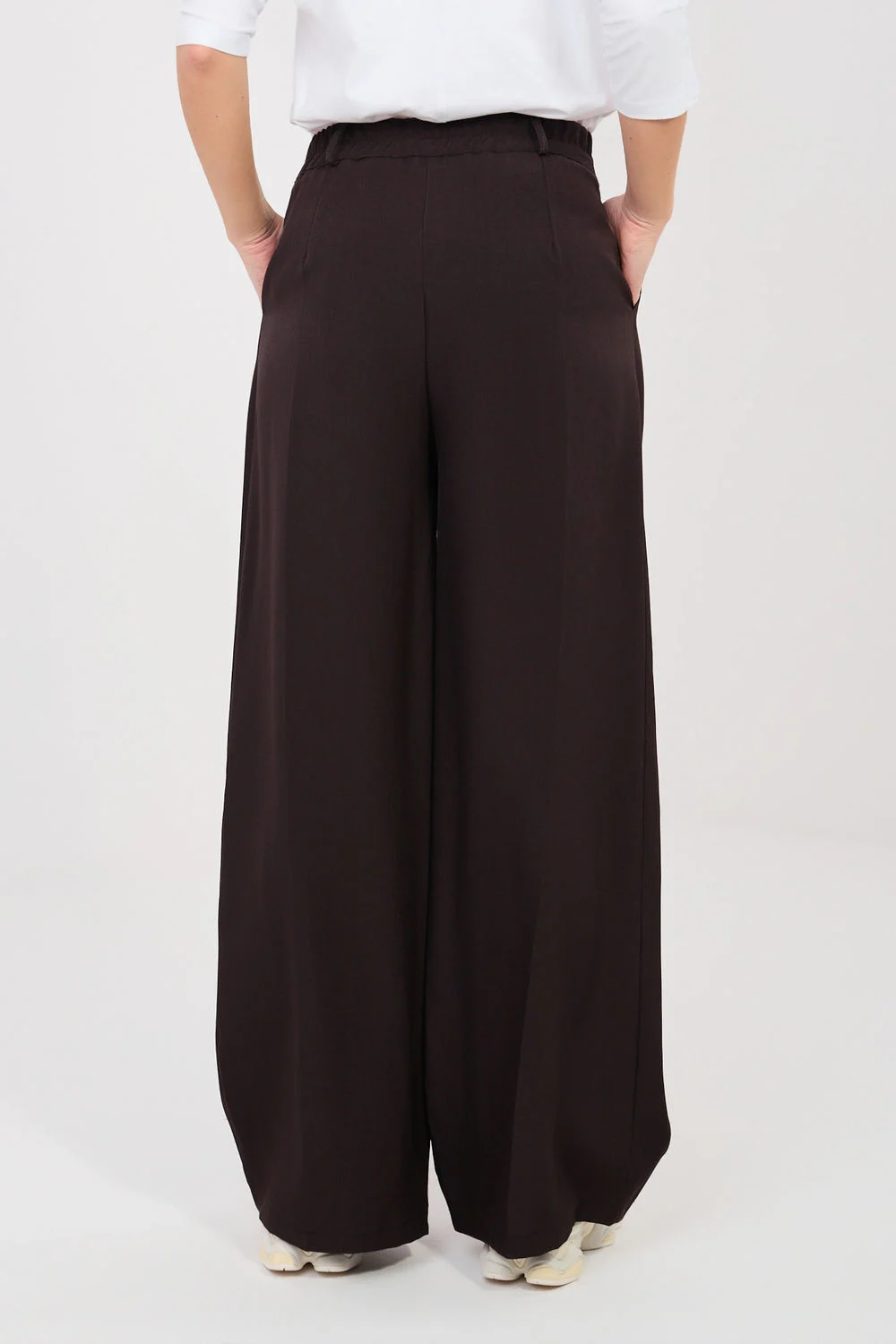 Pantalon femme brun – Image 3