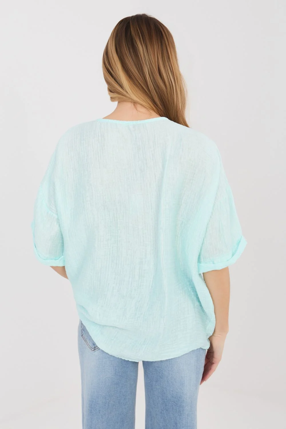 Chemise manche courte vert – Image 4