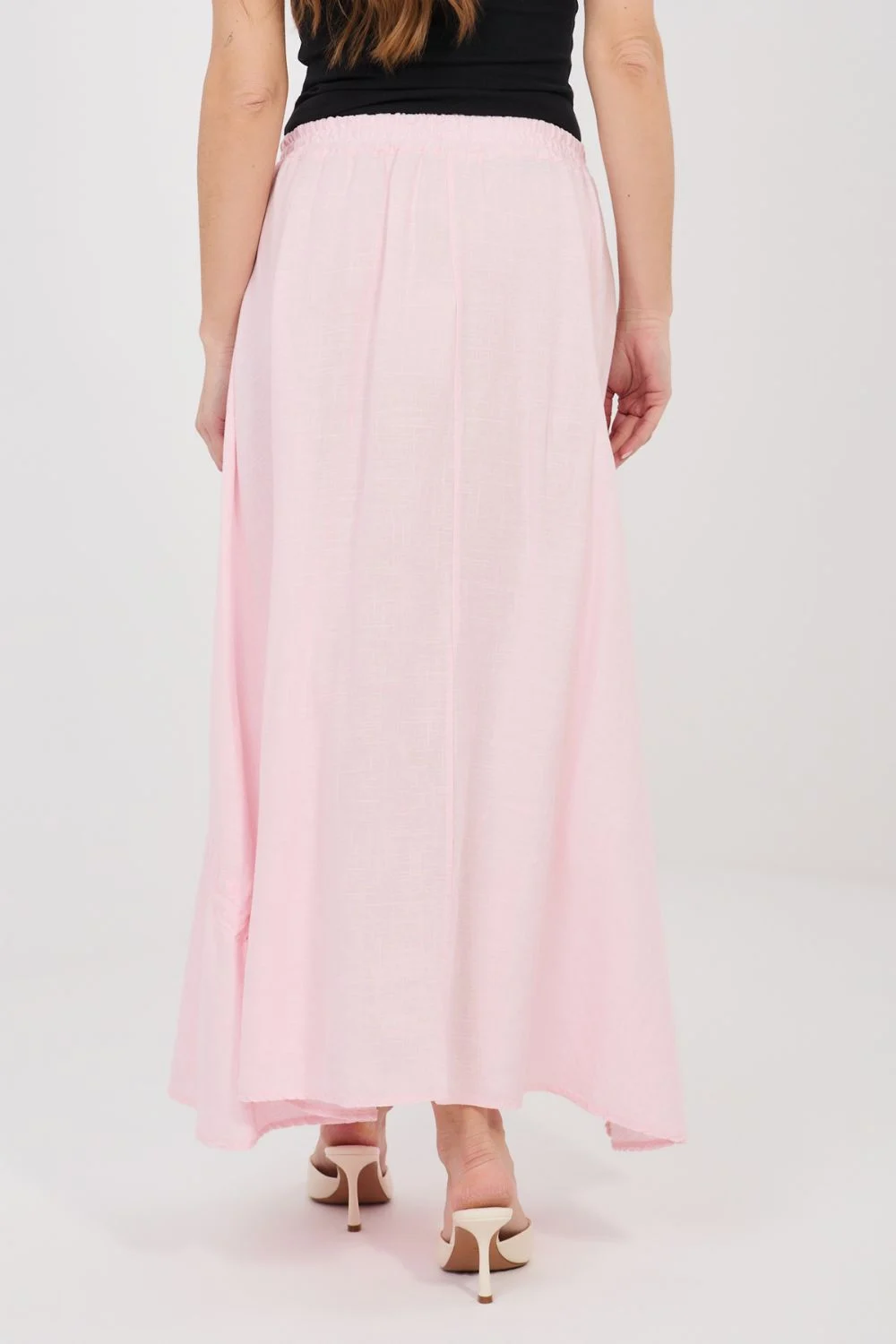 Jupe longue rose – Image 4