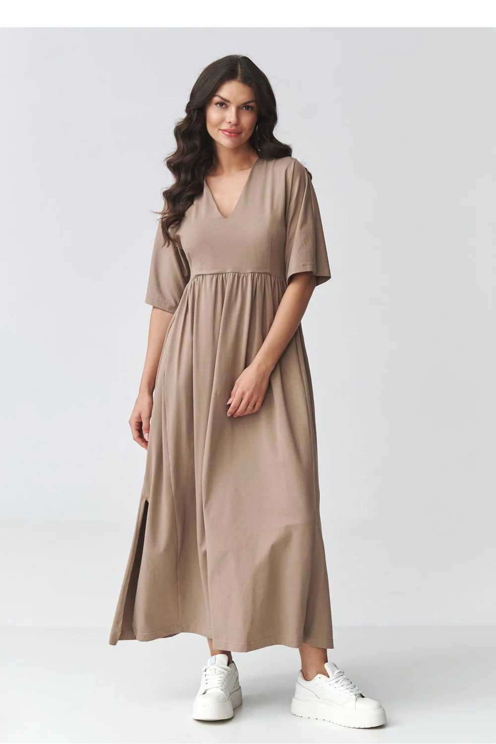 Robe de jour brune – Image 2