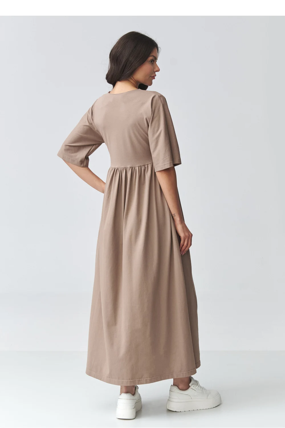 Robe de jour brune – Image 3