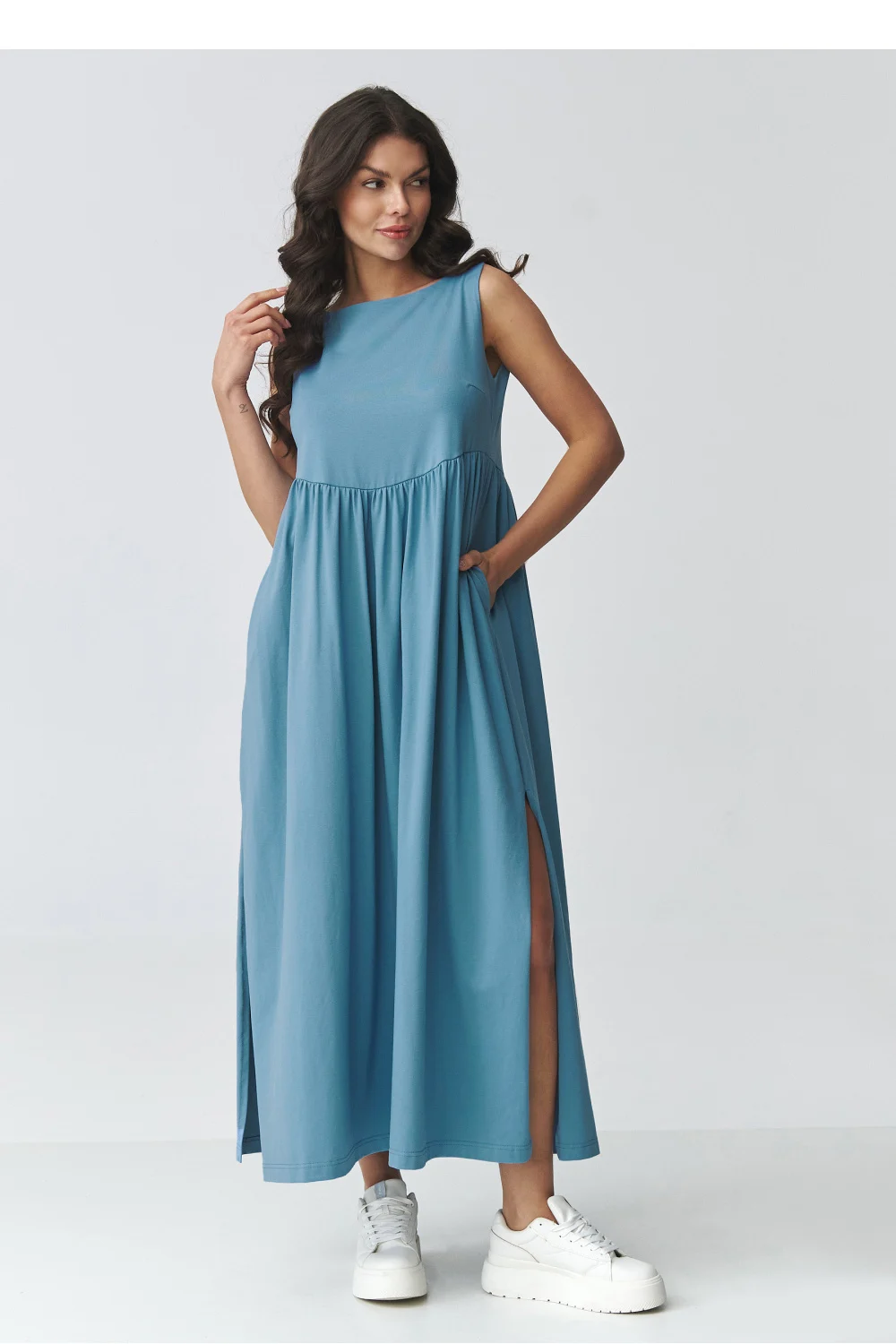 Robe de jour bleue – Image 2