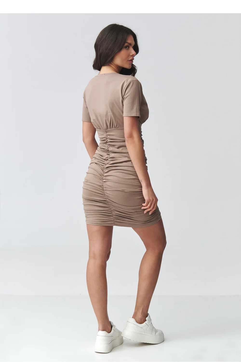 Robe de jour brune – Image 3