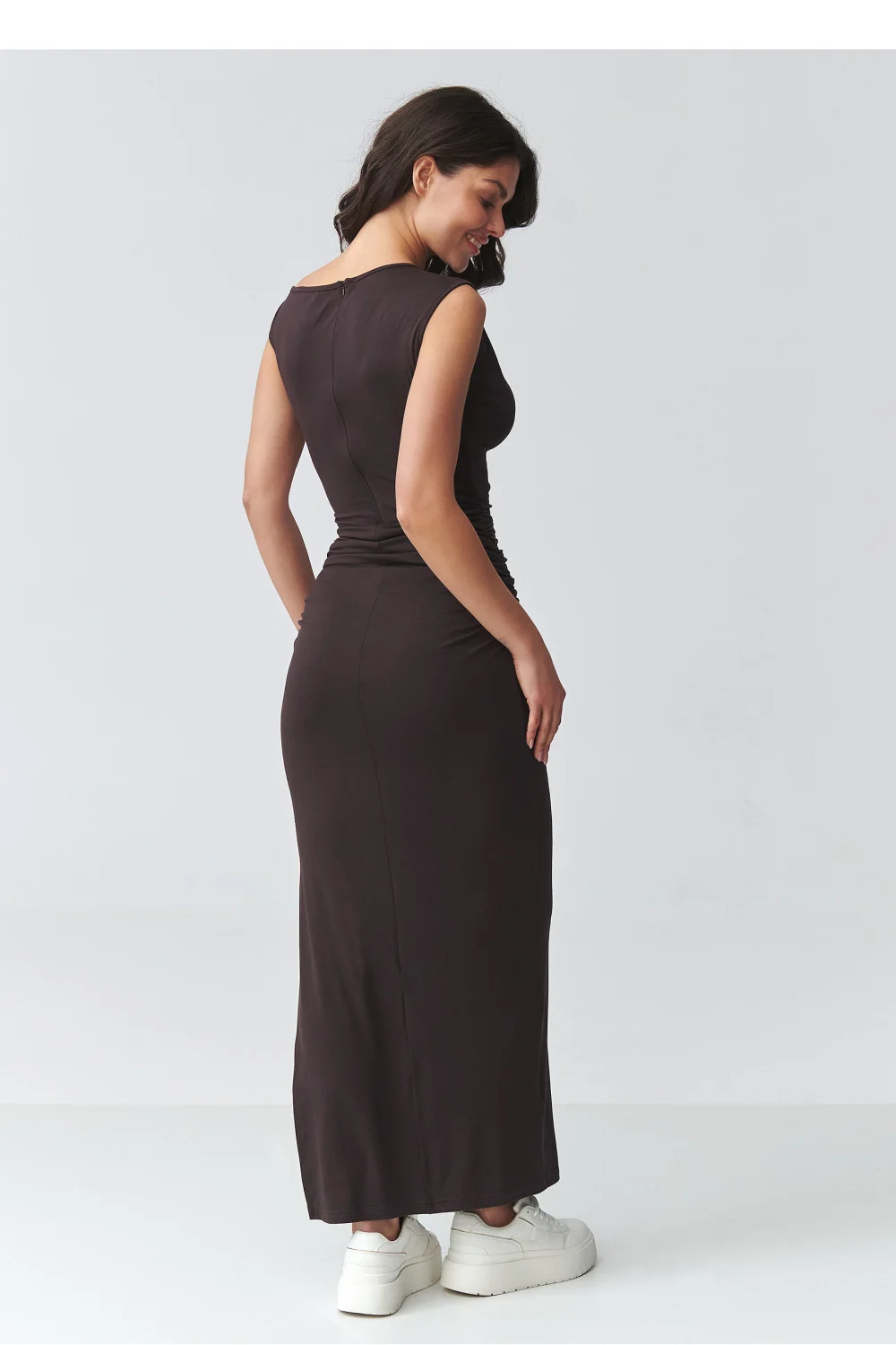 Robe de jour brune – Image 3
