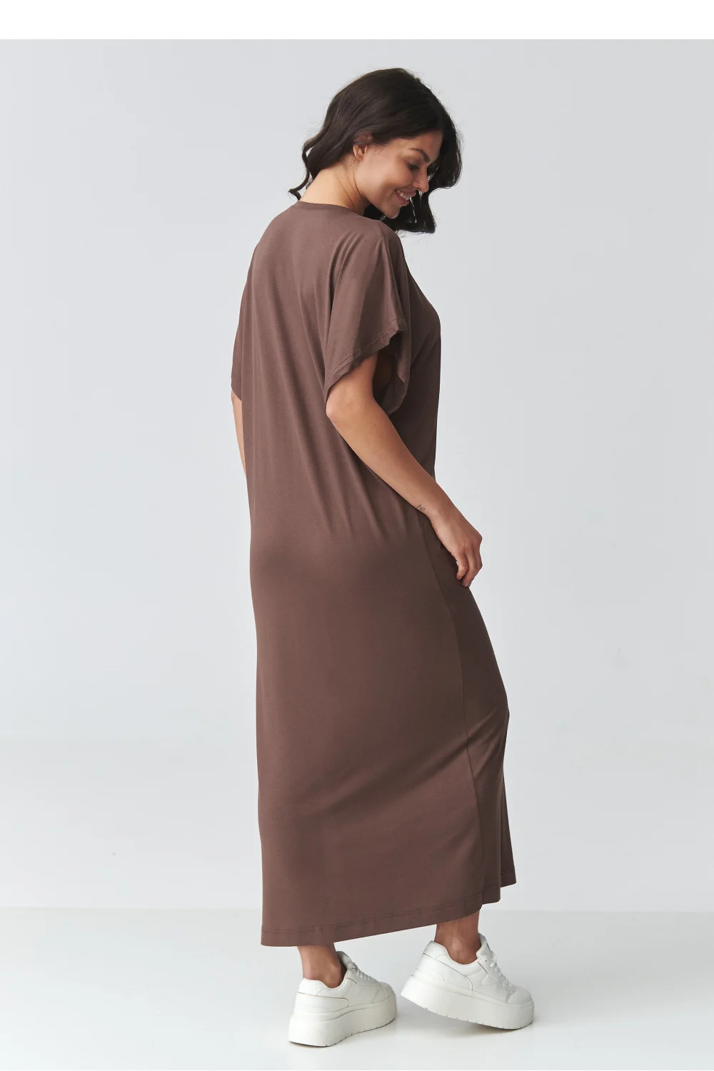 Robe de jour brune – Image 3