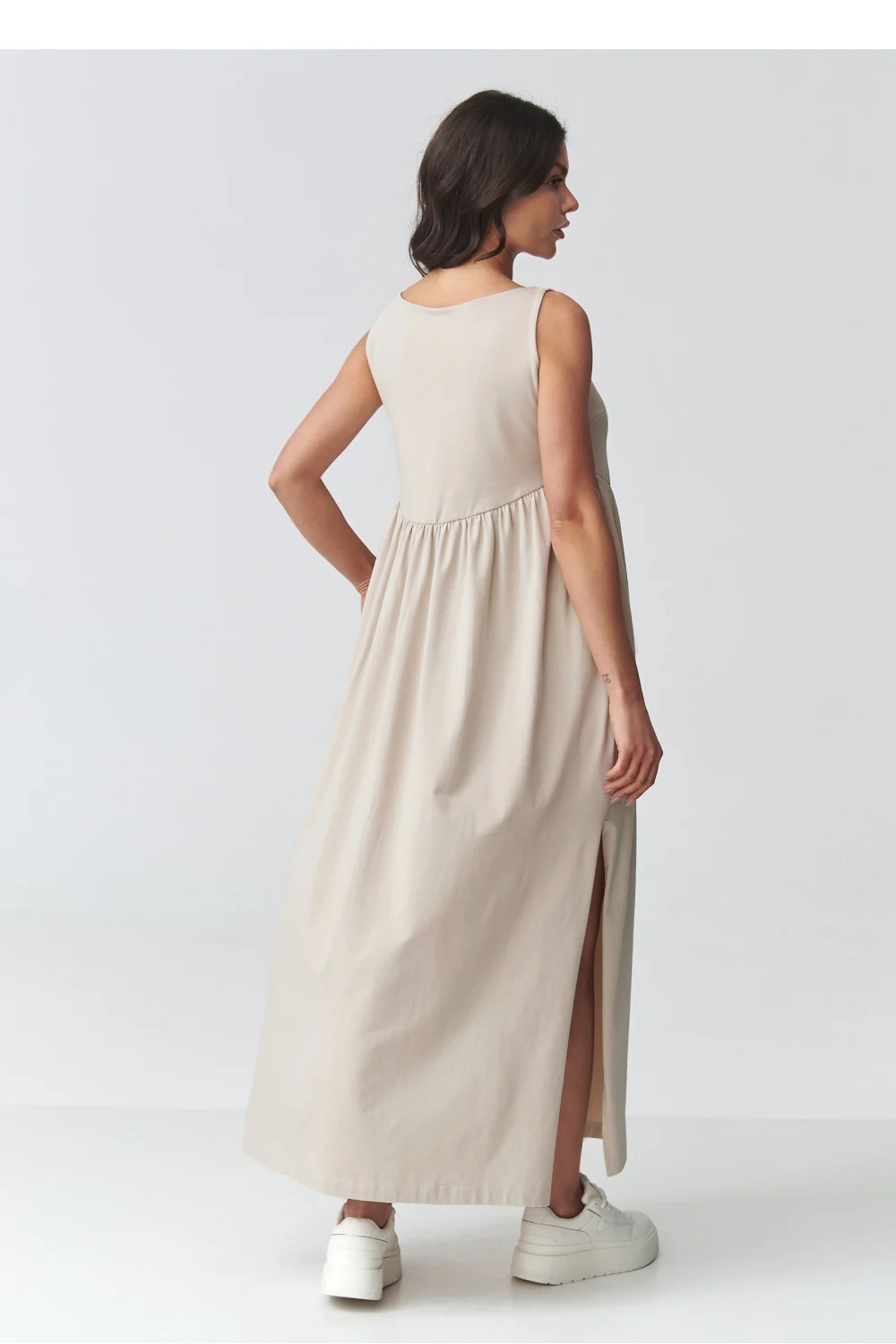 Robe de jour beige – Image 3