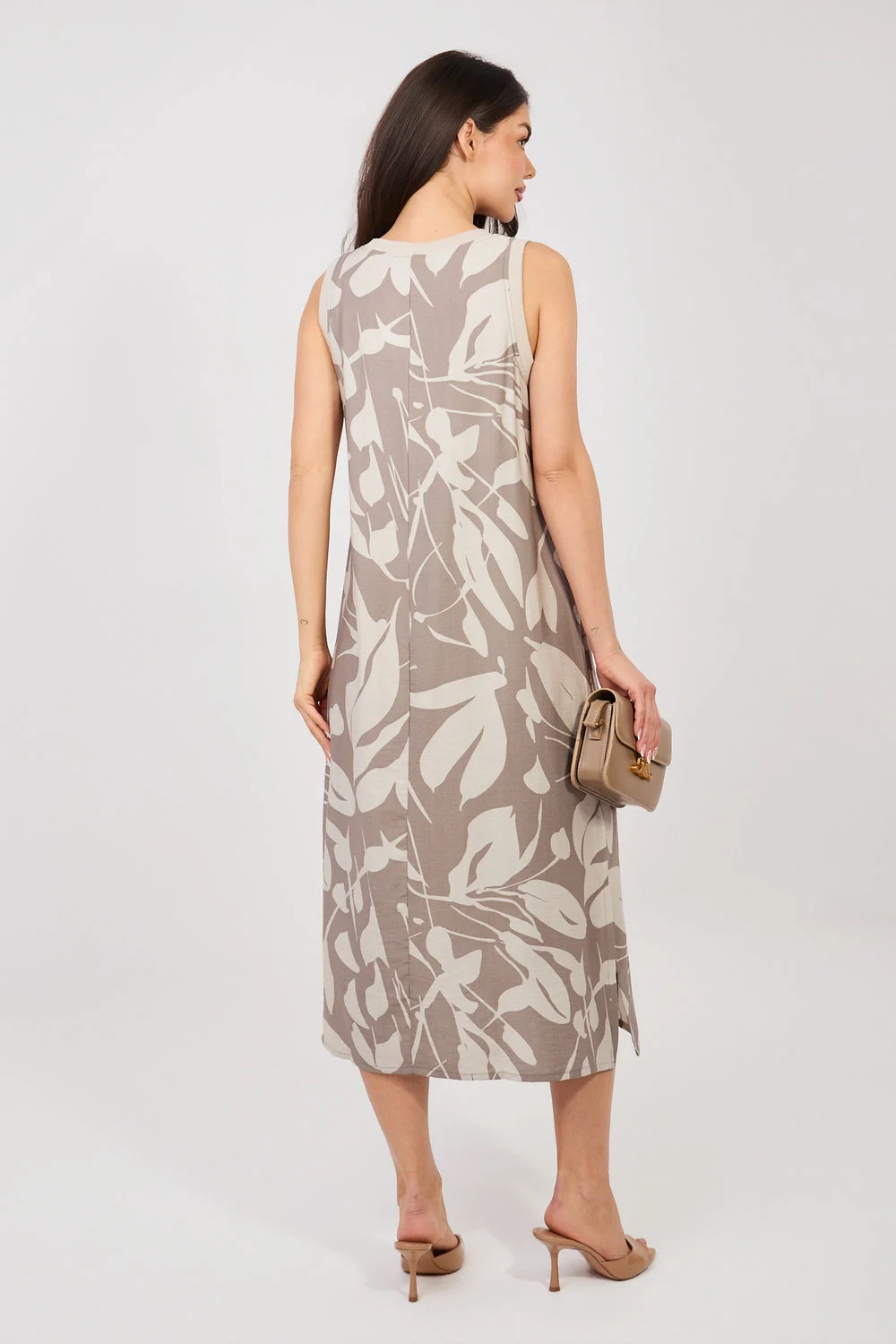 Robe de jour beige – Image 3