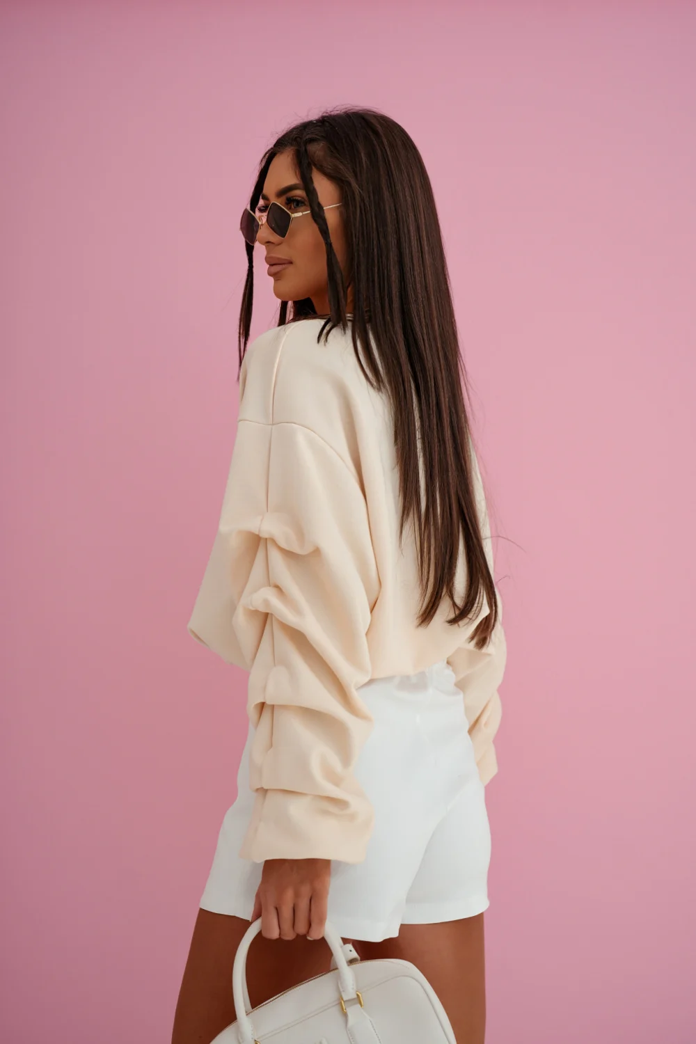 Sweatshirt beige – Image 3