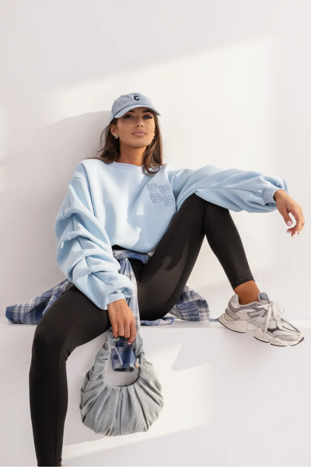 Sweatshirt bleu – Image 2
