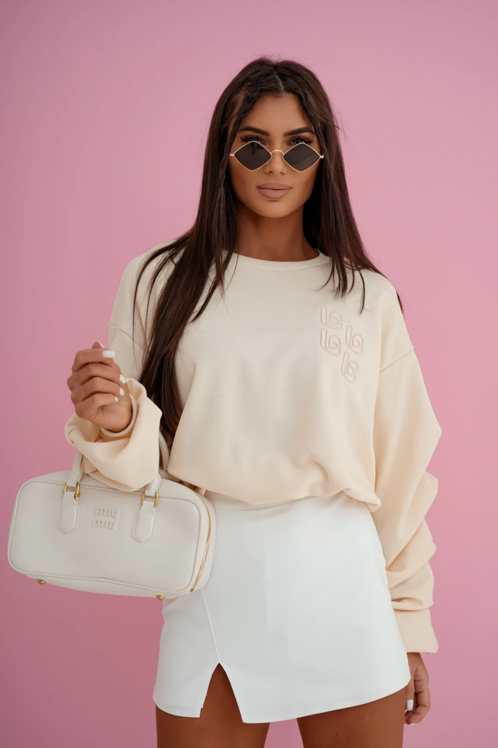 Short-jupe beige – Image 2