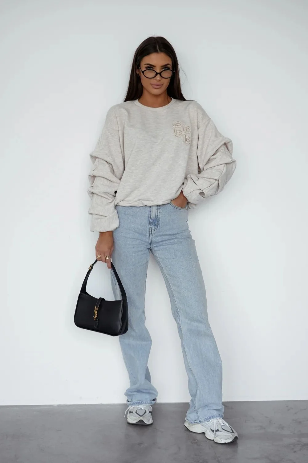 Sweatshirt beige – Image 2