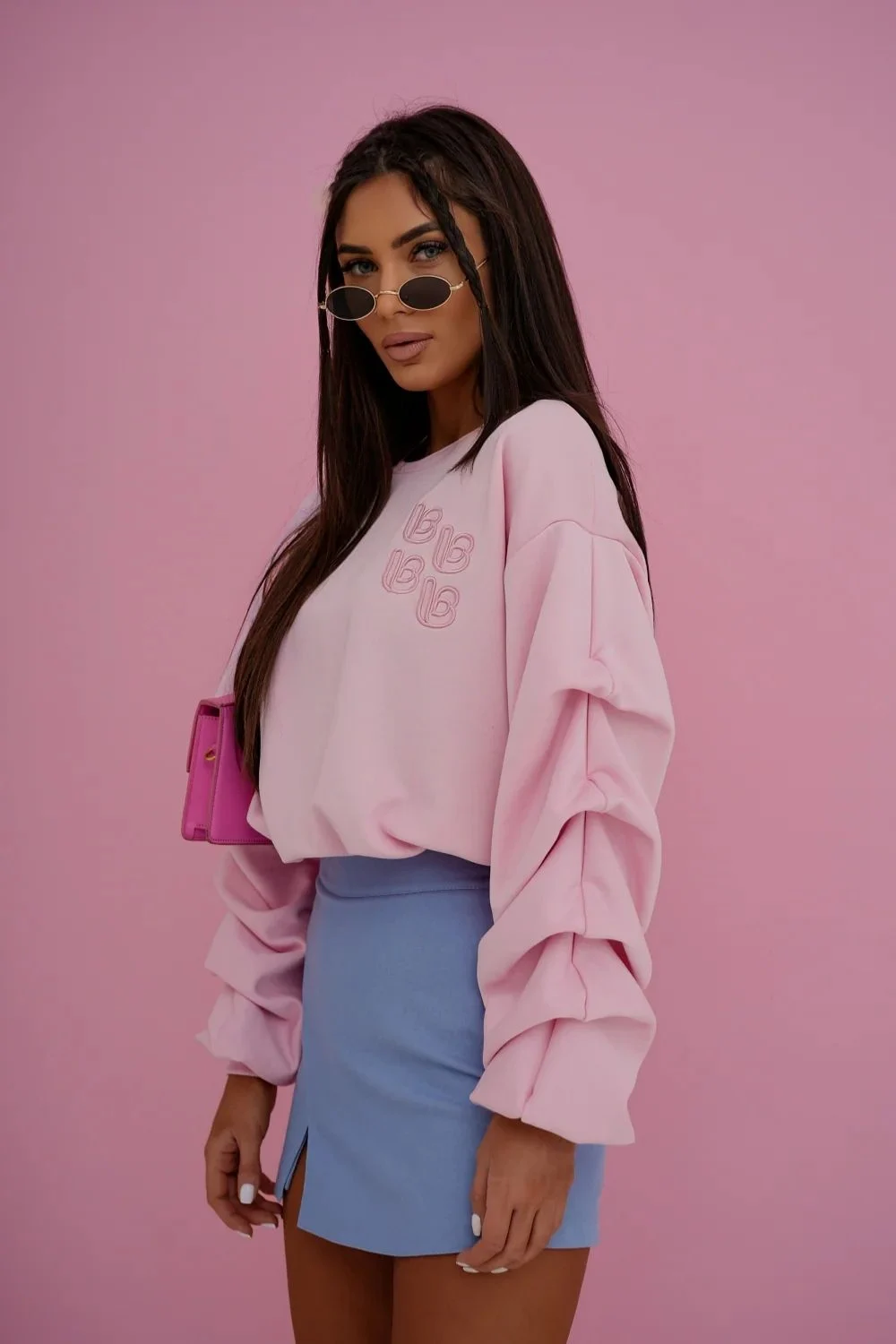 Sweatshirt rose – Image 3