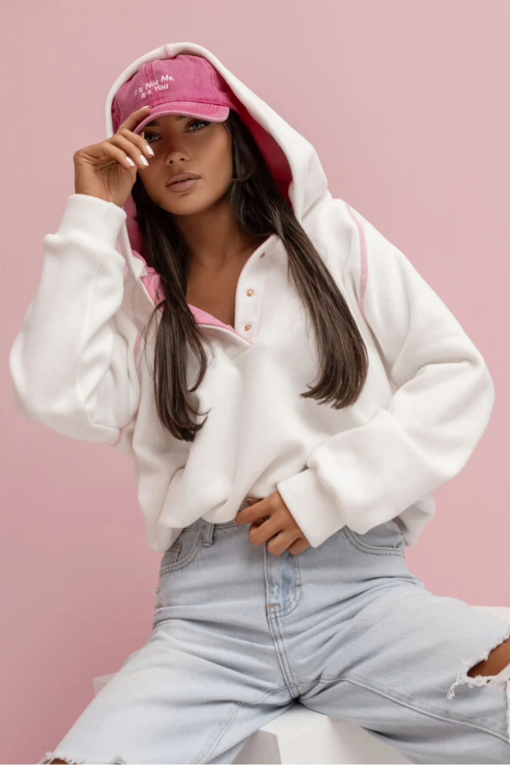 Sweatshirt beige – Image 2