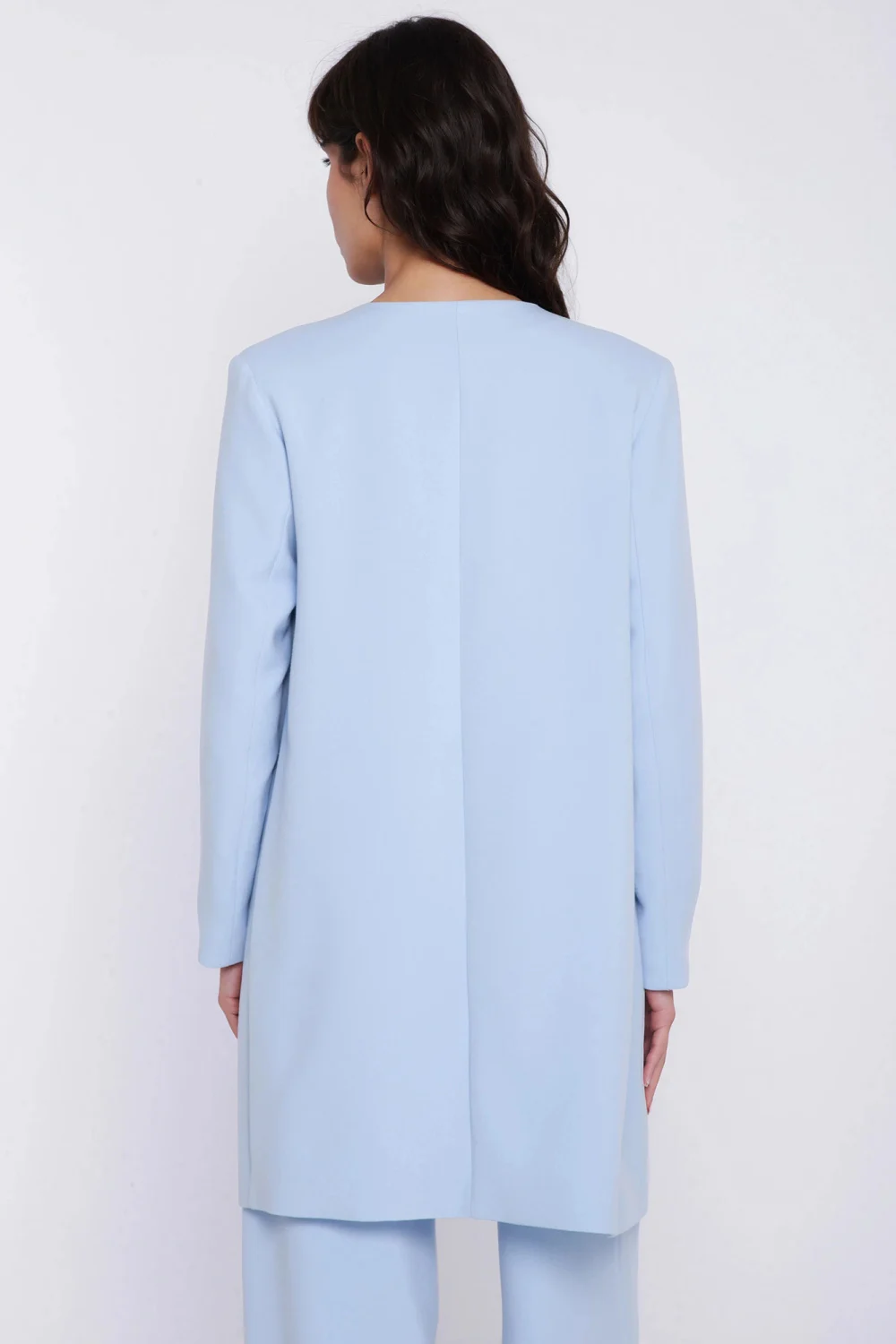 Blazer femme bleu – Image 3