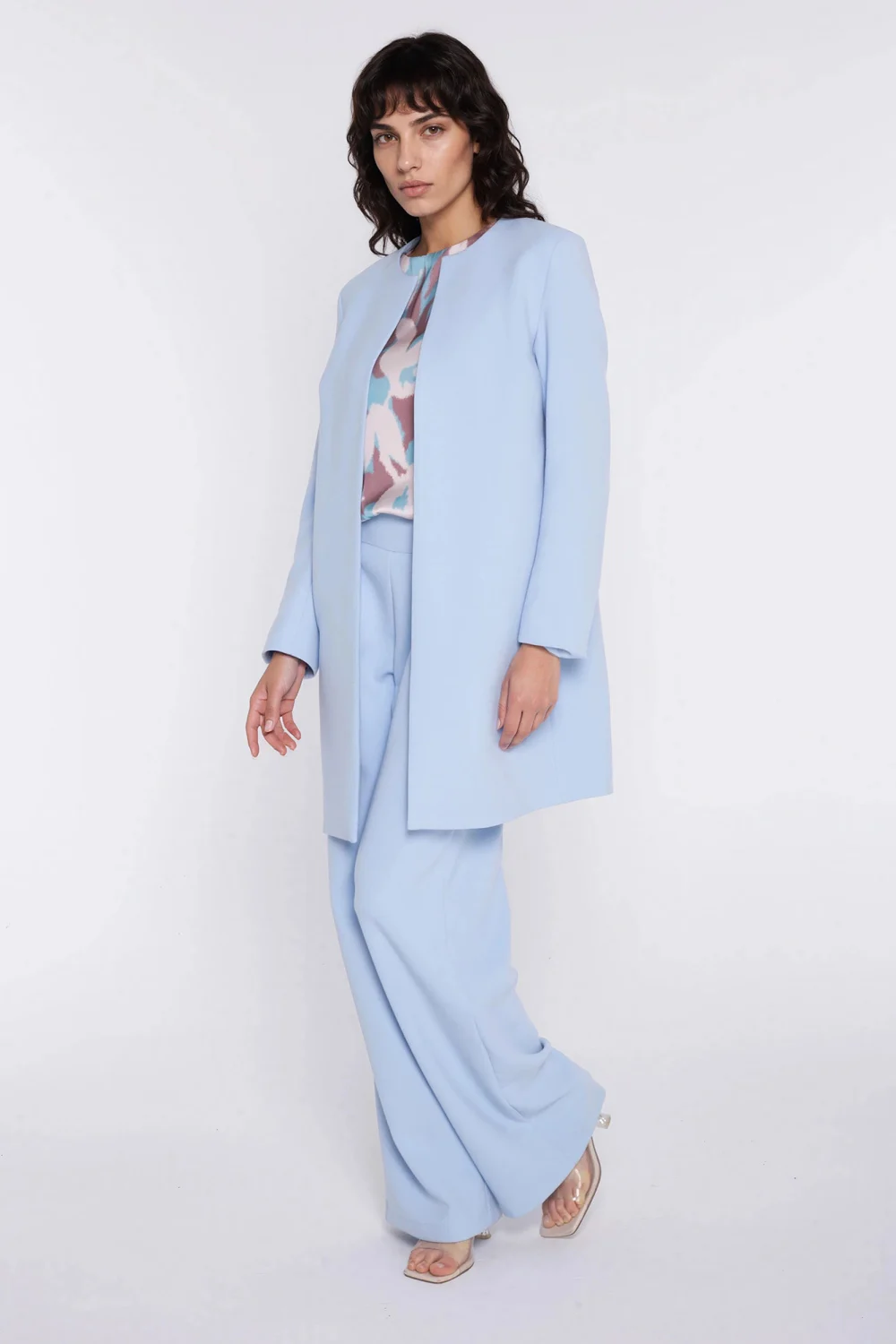 Blazer femme bleu – Image 4