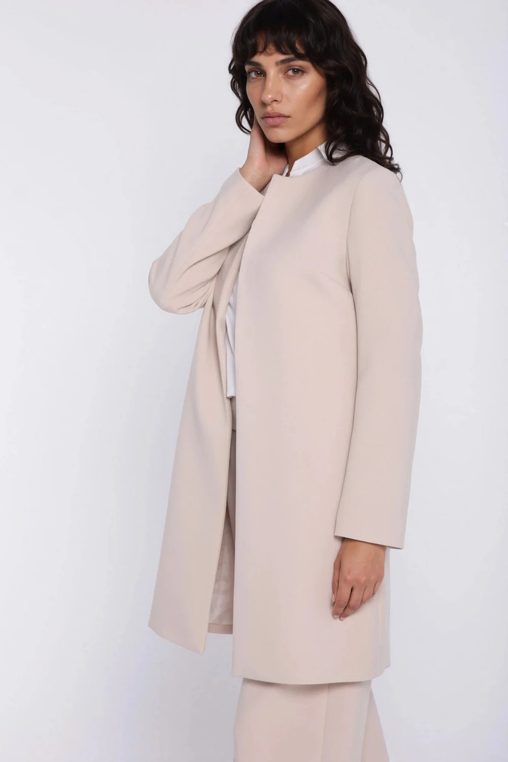 Blazer femme beige – Image 2