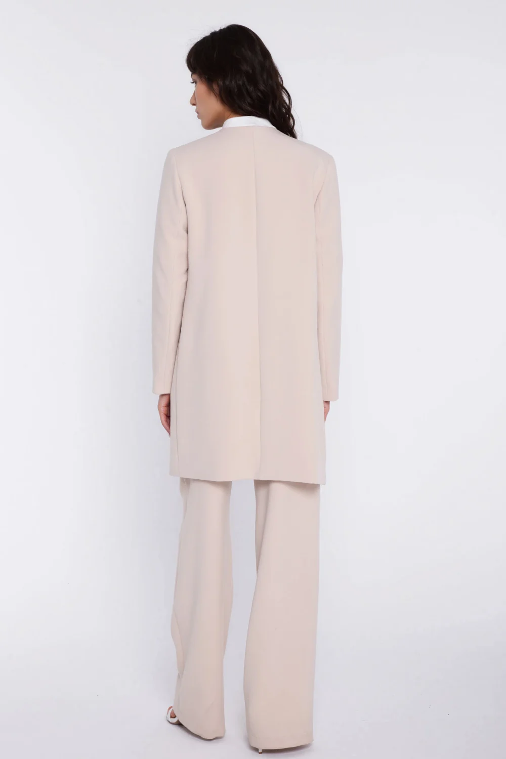 Blazer femme beige – Image 3