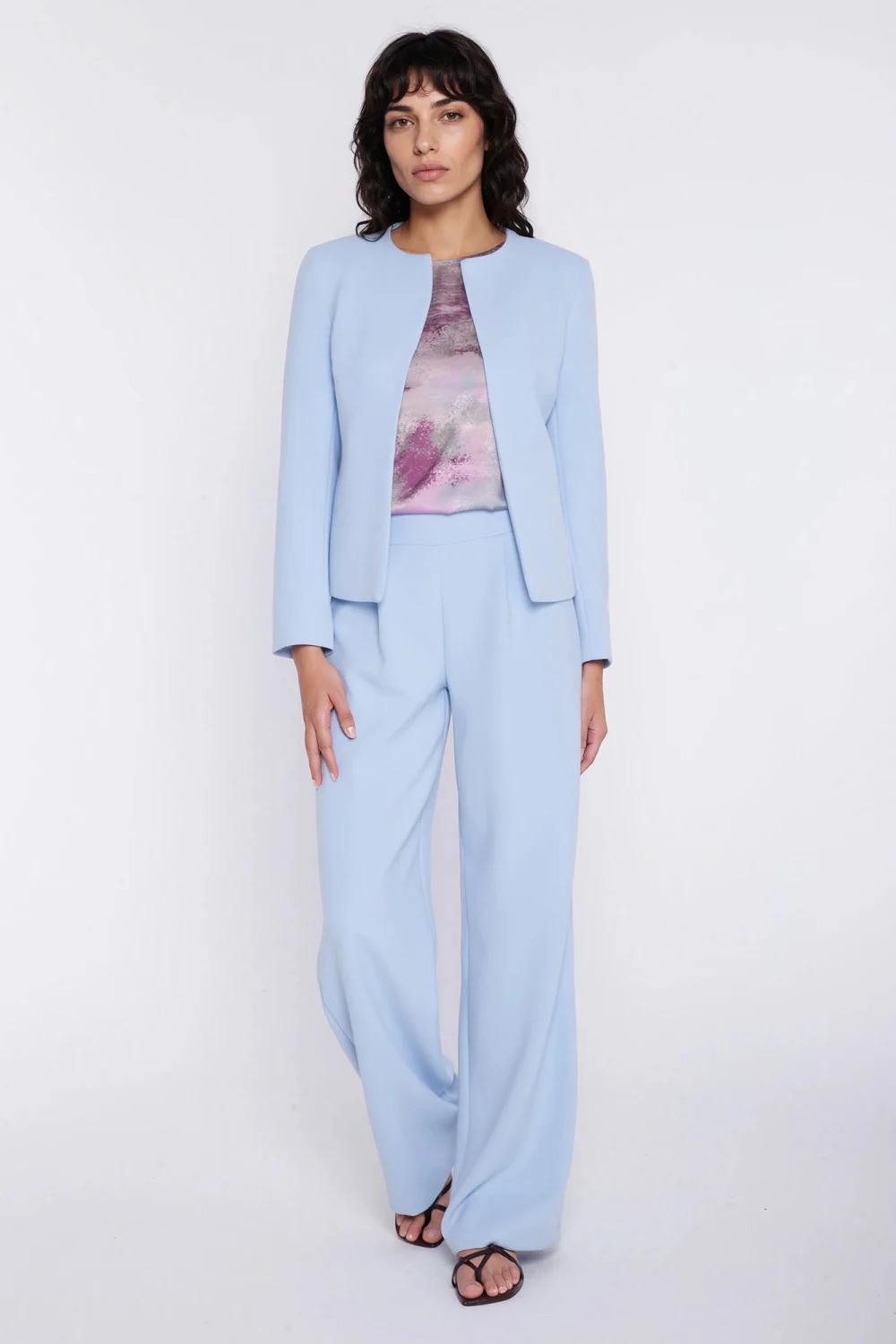 Blazer femme bleu – Image 2