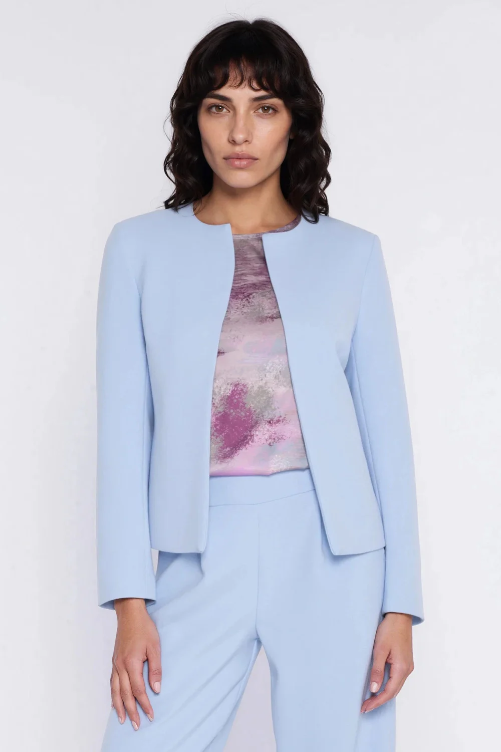 Blazer femme bleu – Image 4