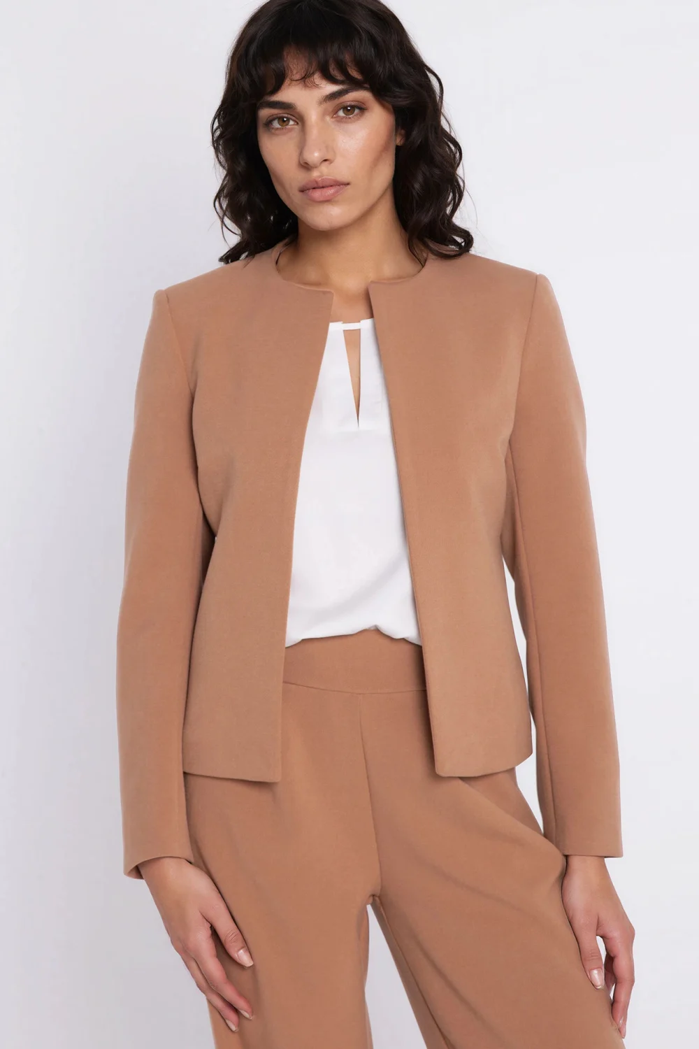 Blazer femme beige – Image 4