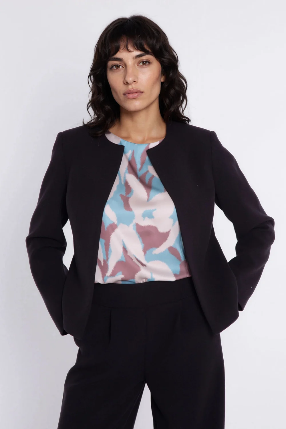 Blazer femme noir