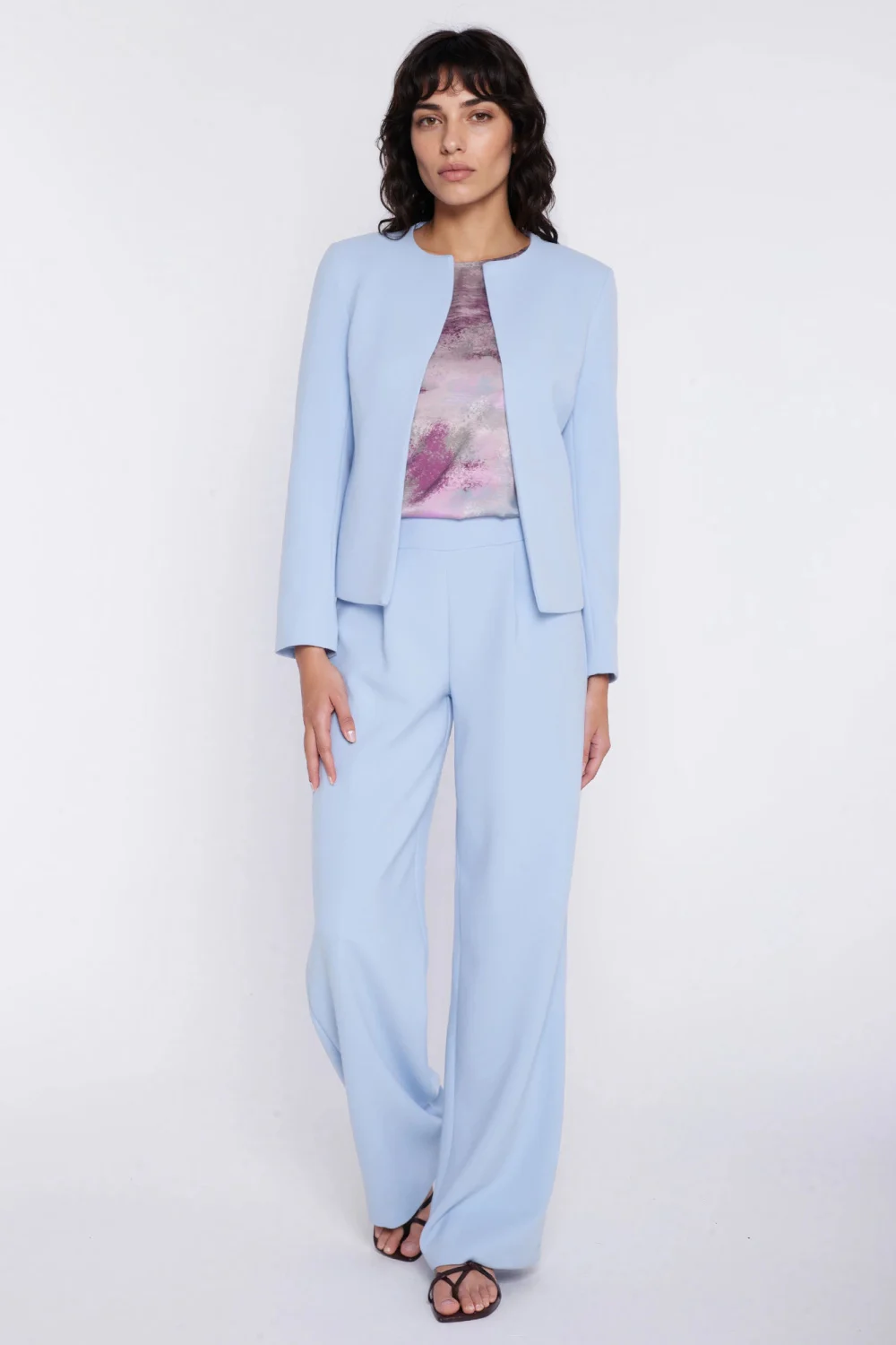 Pantalon femme bleu – Image 2